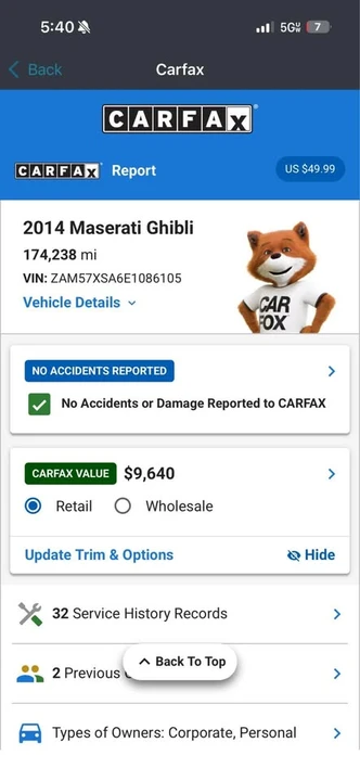 2014 Maserati Ghibli 3rd Gen - Image 20 of 20