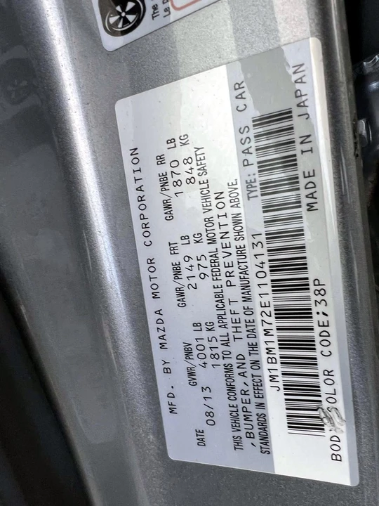 2014 Mazda Mazda 3 3rd Gen - Image 19 of 21