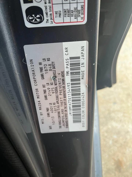 2014 Mazda Mazda 3 3rd Gen - Image 4 of 5