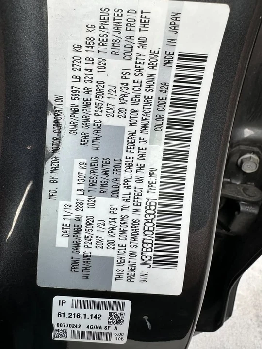 2014 Mazda CX-9 - Image 14 of 20