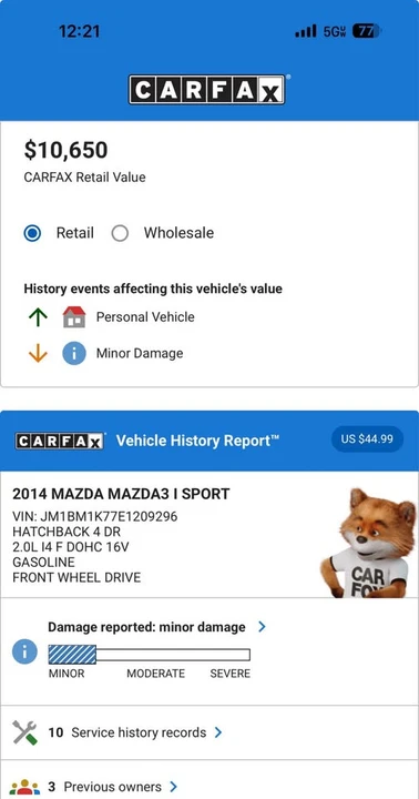 2014 Mazda Mazda 3 3rd Gen - Image 9 of 9