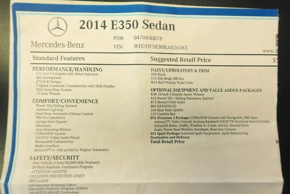 2014 Mercedes-Benz W212 E-Class - Image 20 of 20