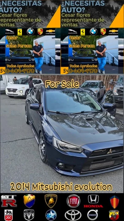 2014 Mitsubishi Lancer Evolution X 9th Gen - Image 2 of 2