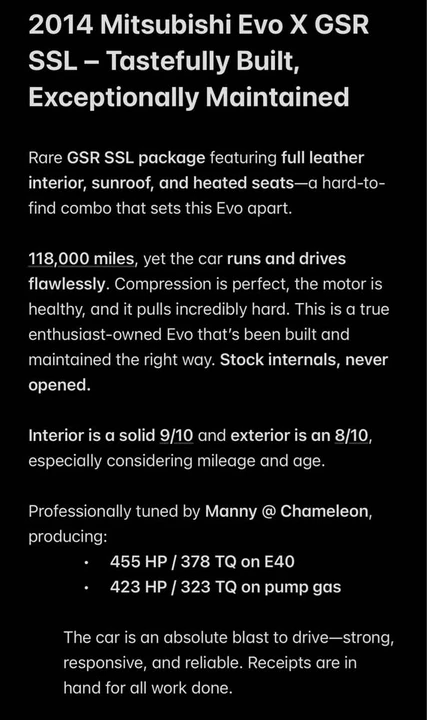 2014 Mitsubishi Lancer Evolution X 9th Gen - Image 6 of 6
