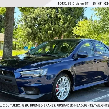 2014 Mitsubishi Lancer Evolution GSR