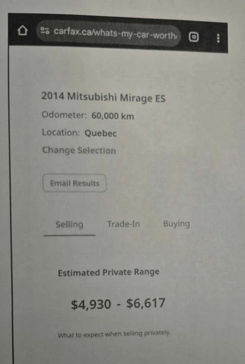 2014 Mitsubishi Mirage 6th Gen - Image 12 of 12