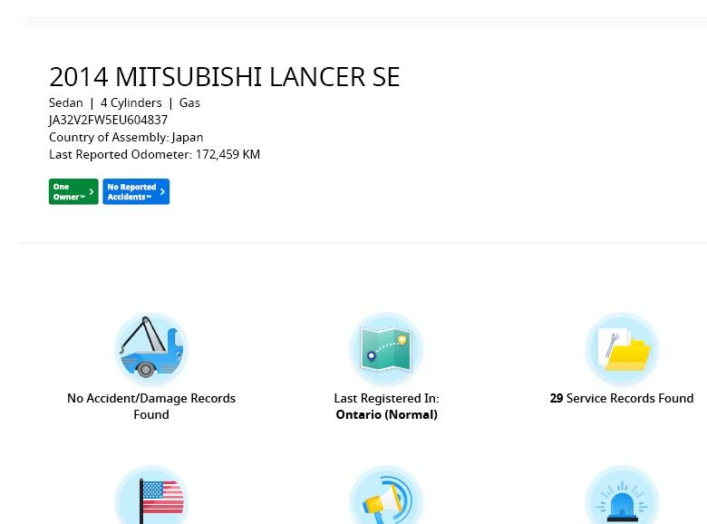 2014 Mitsubishi Lancer 8th Gen - Image 15 of 15