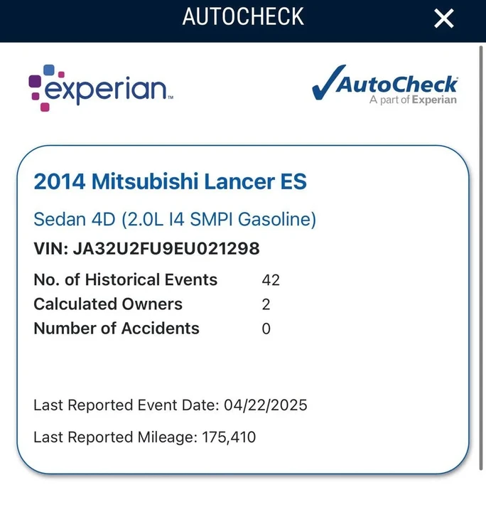 2014 Mitsubishi Lancer 10th Gen - Image 11 of 12