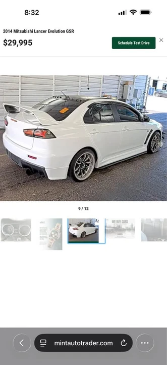 2014 Mitsubishi Lancer Evolution X 9th Gen - Image 5 of 5