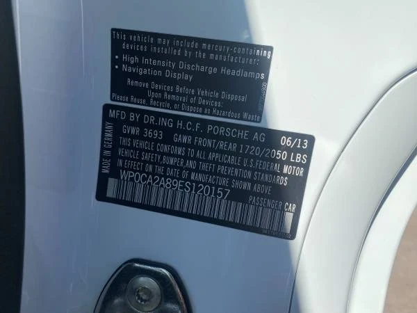2014 Porsche 981 Boxster - Image 8 of 8