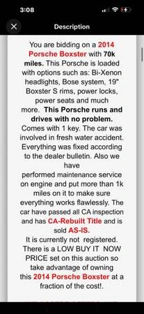 2014 Porsche 981 Boxster - Image 7 of 21