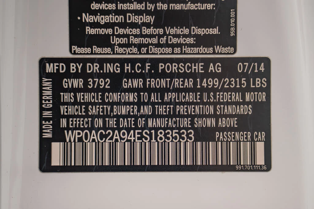 2014 Porsche 991 GT3 - Image 20 of 21