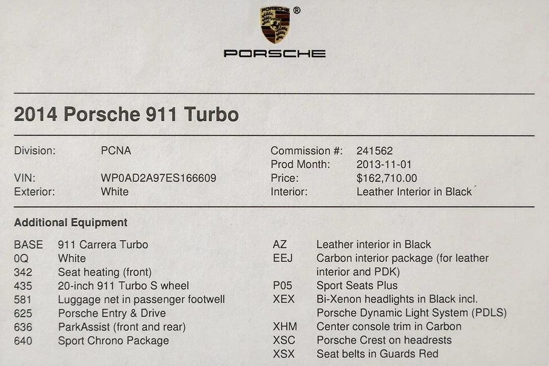 2014 Porsche 991 Turbo - Image 17 of 17