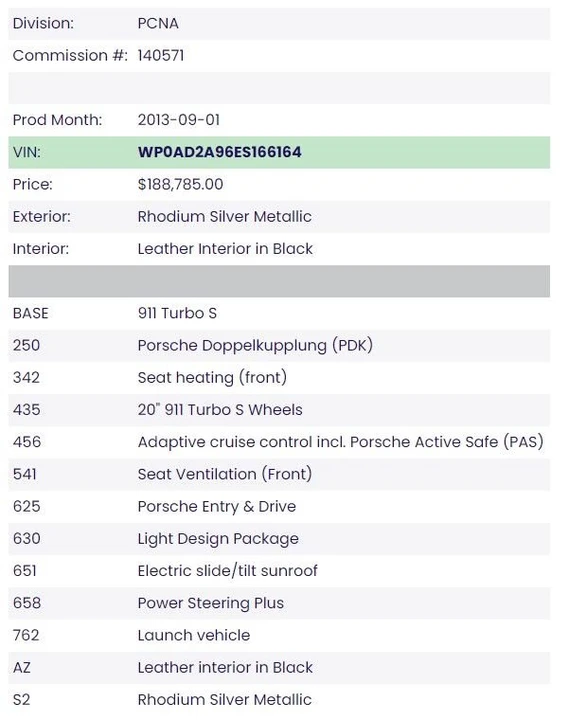 2014 Porsche 991 Turbo S - Image 9 of 9