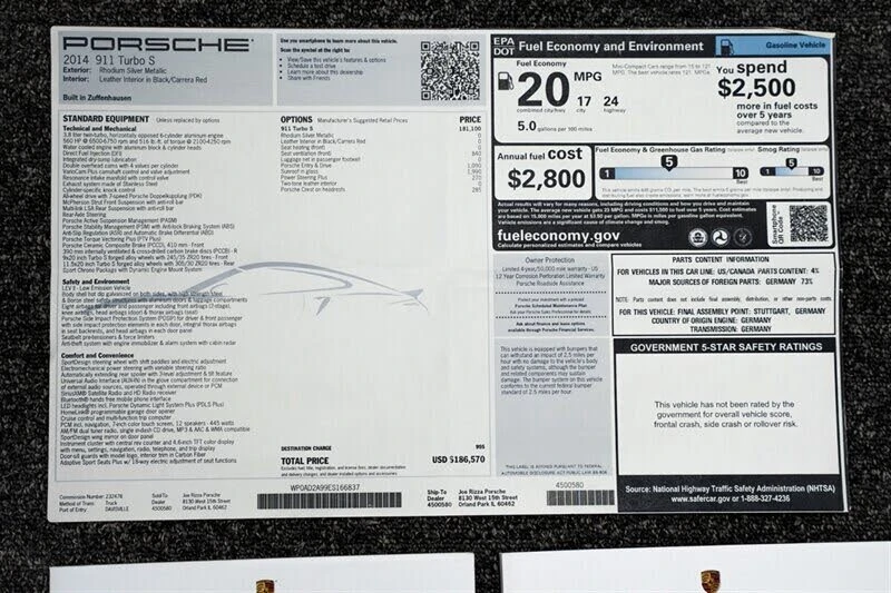 2014 Porsche 991 Turbo S - Image 28 of 31