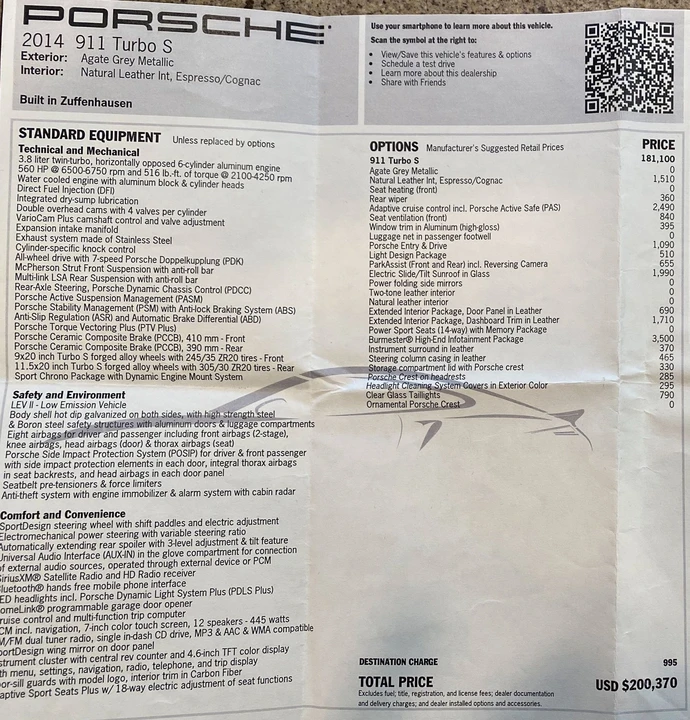 2014 Porsche 991 Turbo S - Image 13 of 27