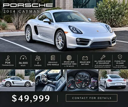 2014 Porsche Cayman Base