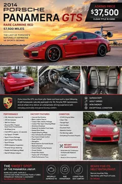 2014 Porsche Panamera GTS