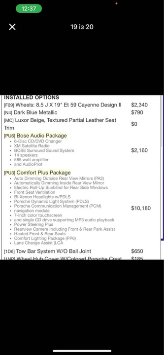 2014 Porsche 958 Cayenne Diesel - Image 16 of 17