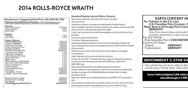 2014 Rolls-Royce Wraith 2nd Gen - Image 9 of 31