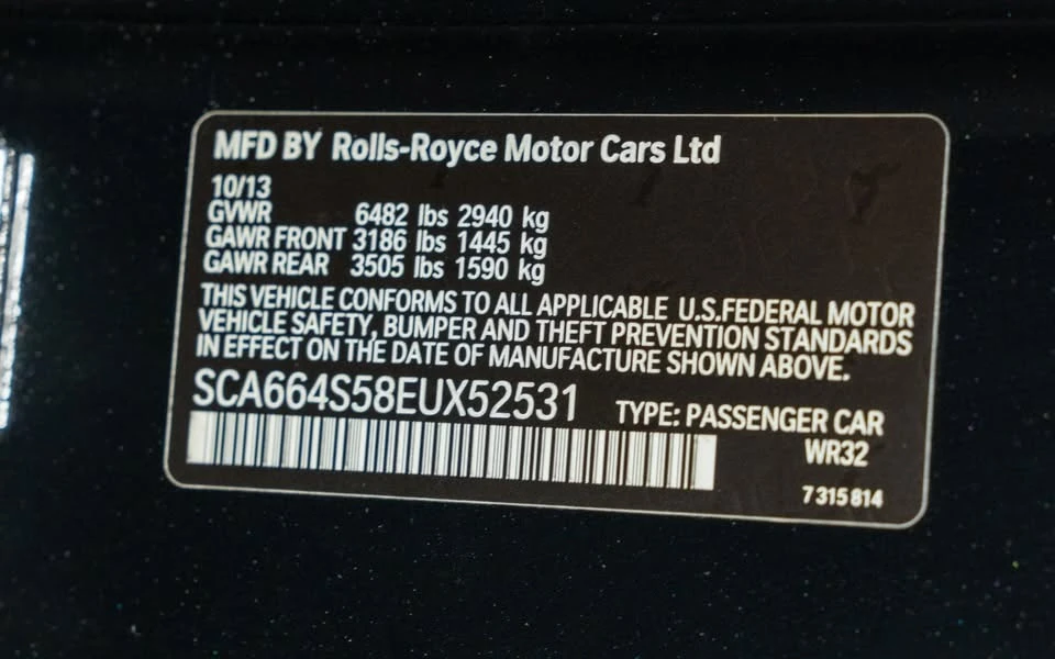 2014 Rolls-Royce Ghost 1st Gen - Image 18 of 20
