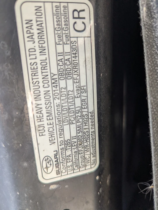 2014 Subaru Outback 4th Gen - Image 11 of 11