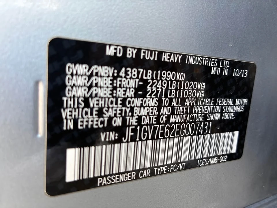 2014 Subaru Impreza WRX 3rd Gen - Image 6 of 12