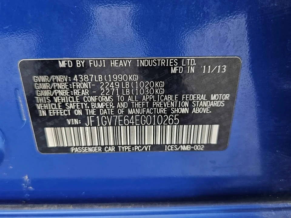 2014 Subaru Impreza WRX 3rd Gen - Image 18 of 18