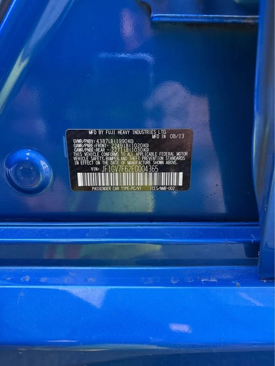 2014 Subaru Impreza WRX 3rd Gen - Image 7 of 7