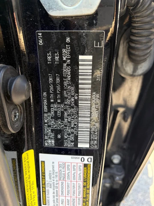 2014 Toyota 4Runner 5th Gen - Image 20 of 20