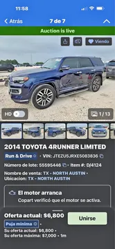 2014 Toyota 4Runner Limited Sport Utility 4D