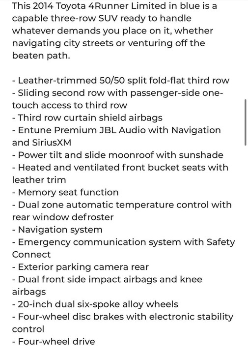 2014 Toyota 4Runner 5th Gen - Image 19 of 19