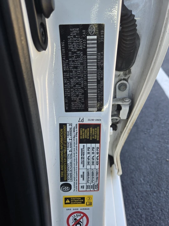 2014 Toyota Camry 7th Gen - Image 4 of 10