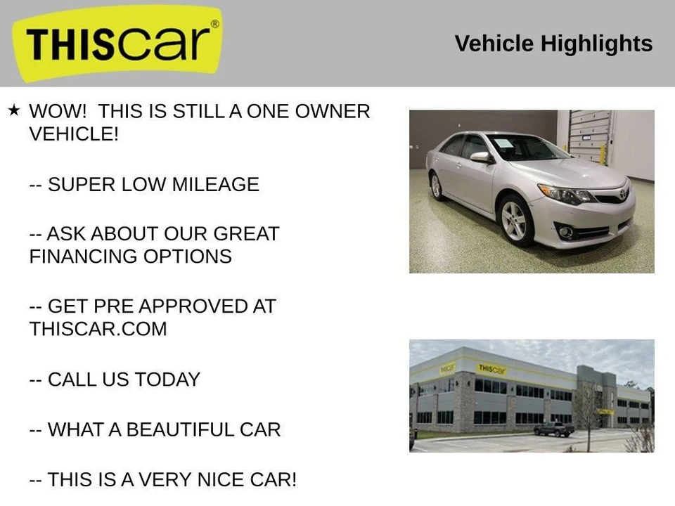 2014 Toyota Camry 7th Gen - Image 11 of 12