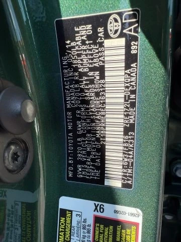 2014 Toyota Corolla 11th Gen - Image 14 of 21