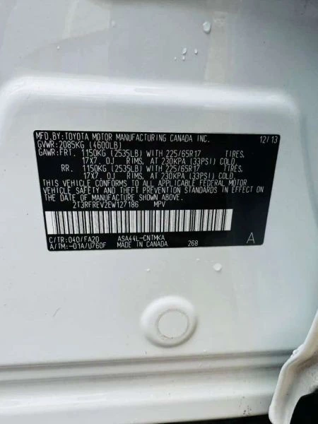 2014 Toyota RAV4 4th Gen - Image 7 of 12