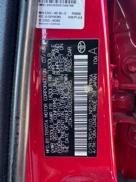 2014 Toyota Yaris - Image 12 of 12