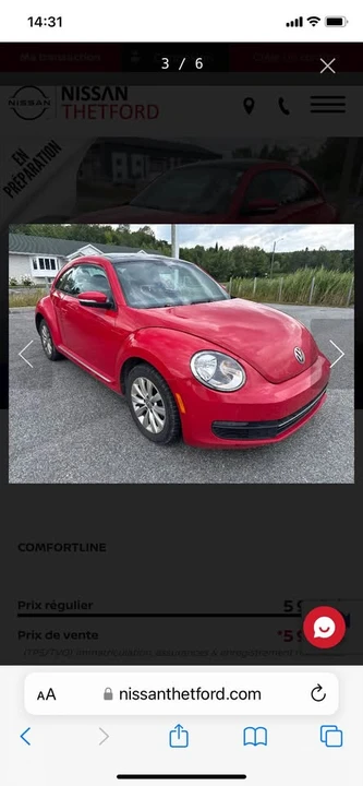 2014 Volkswagen A5 Beetle - Image 3 of 6
