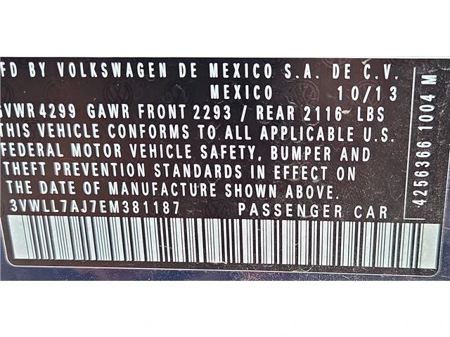 2014 Volkswagen A6 Jetta - Image 9 of 9