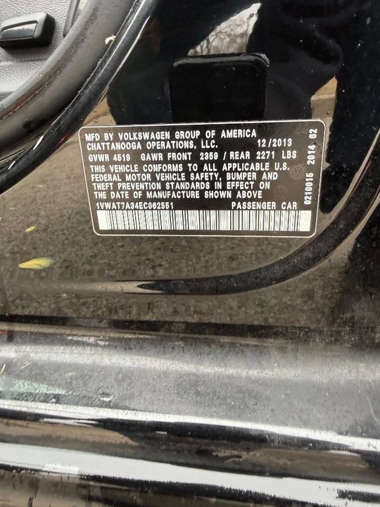 2014 Volkswagen Passat - Image 14 of 21