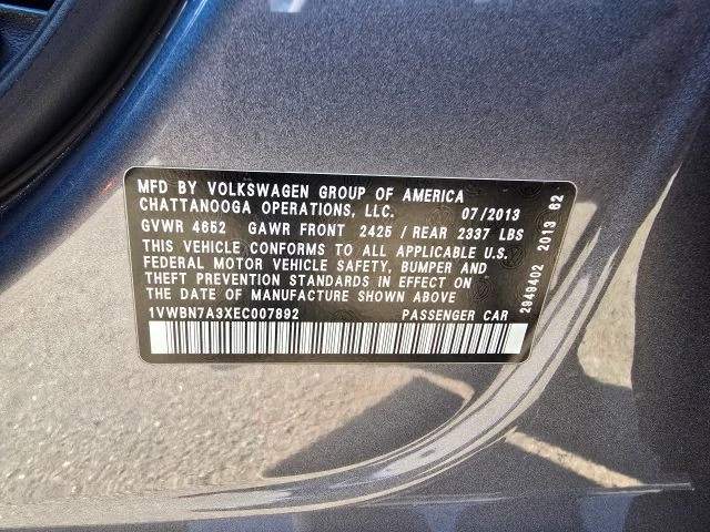 2014 Volkswagen Passat - Image 15 of 21