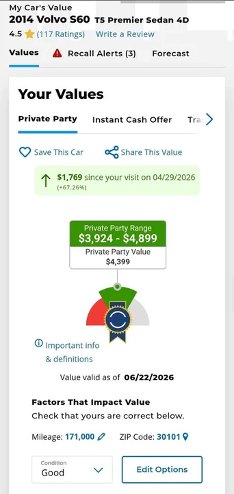 2014 Volvo S60 2nd Gen - Image 8 of 9