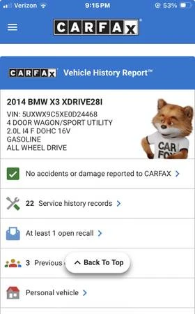 2014 BMW F25 X3 - Image 12 of 12