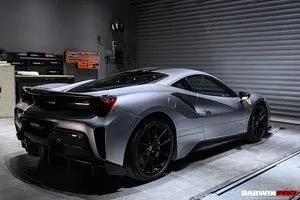 Ferrari 488 GTB Pista Style Rear Bumper & Wing