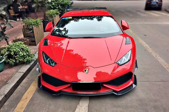 Lamborghini Huracan LP610 RZS Style Carbon Fiber Front Lip