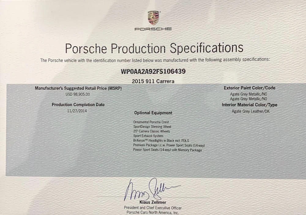 2015 Porsche 991 Carrera - Image 11 of 13