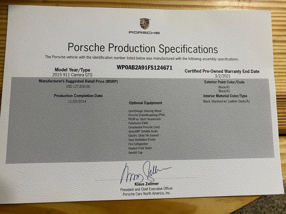 2015 Porsche 991 Carrera GTS - Image 2 of 25