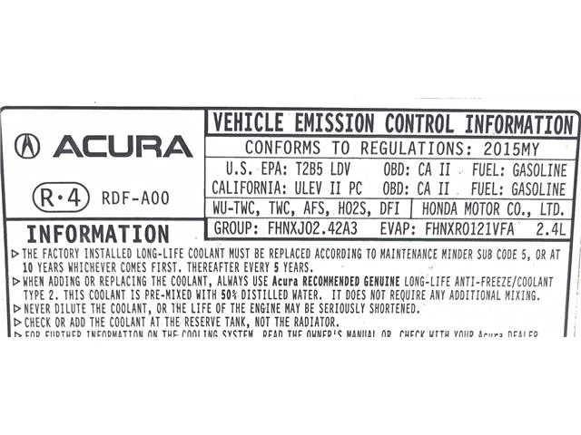 2015 Acura TLX 1st Gen - Image 11 of 11