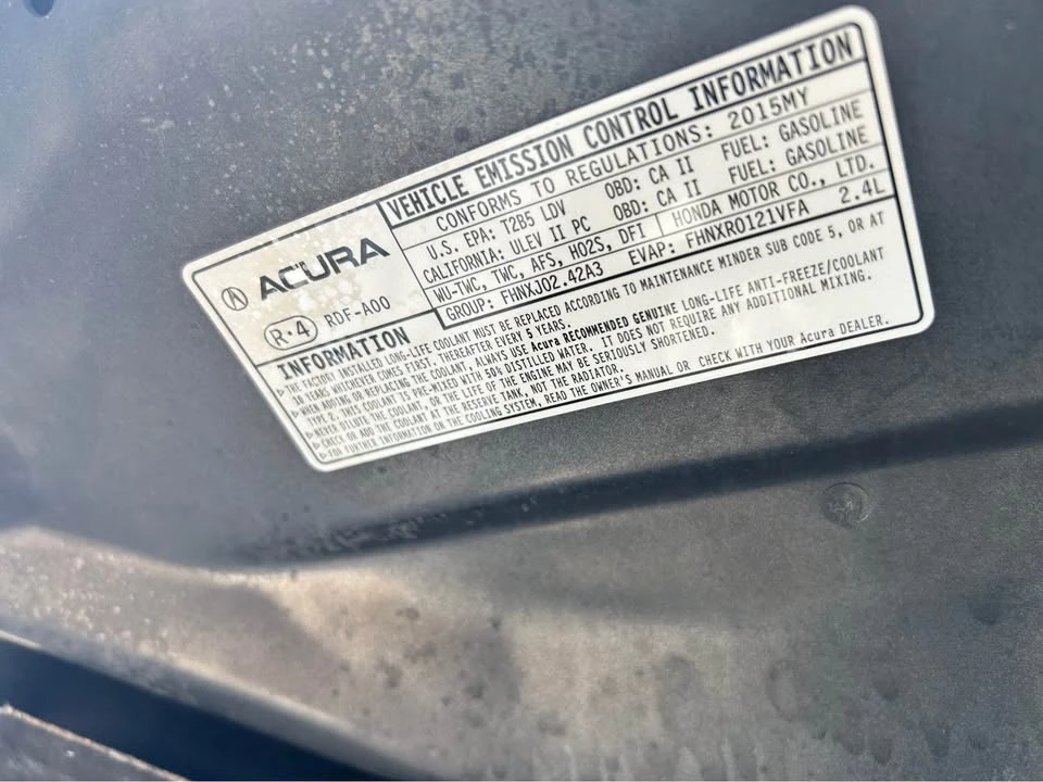 2015 Acura TLX 1st Gen - Image 5 of 5