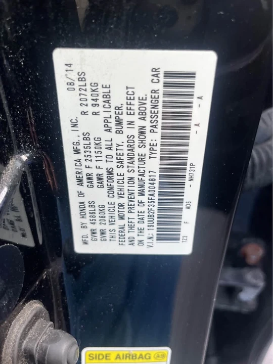 2015 Acura TLX 1st Gen - Image 15 of 15